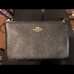 Black Coach Wristlet